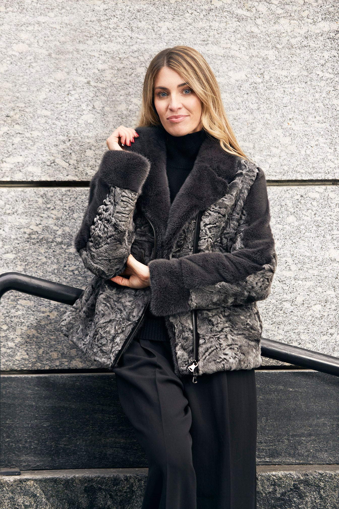 ASTRAKAN FUR COAT