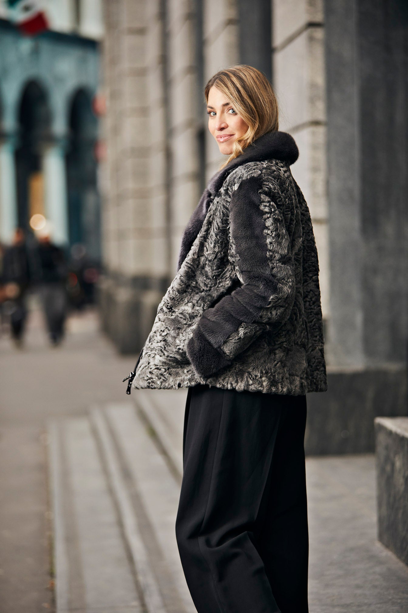 ASTRAKAN FUR COAT