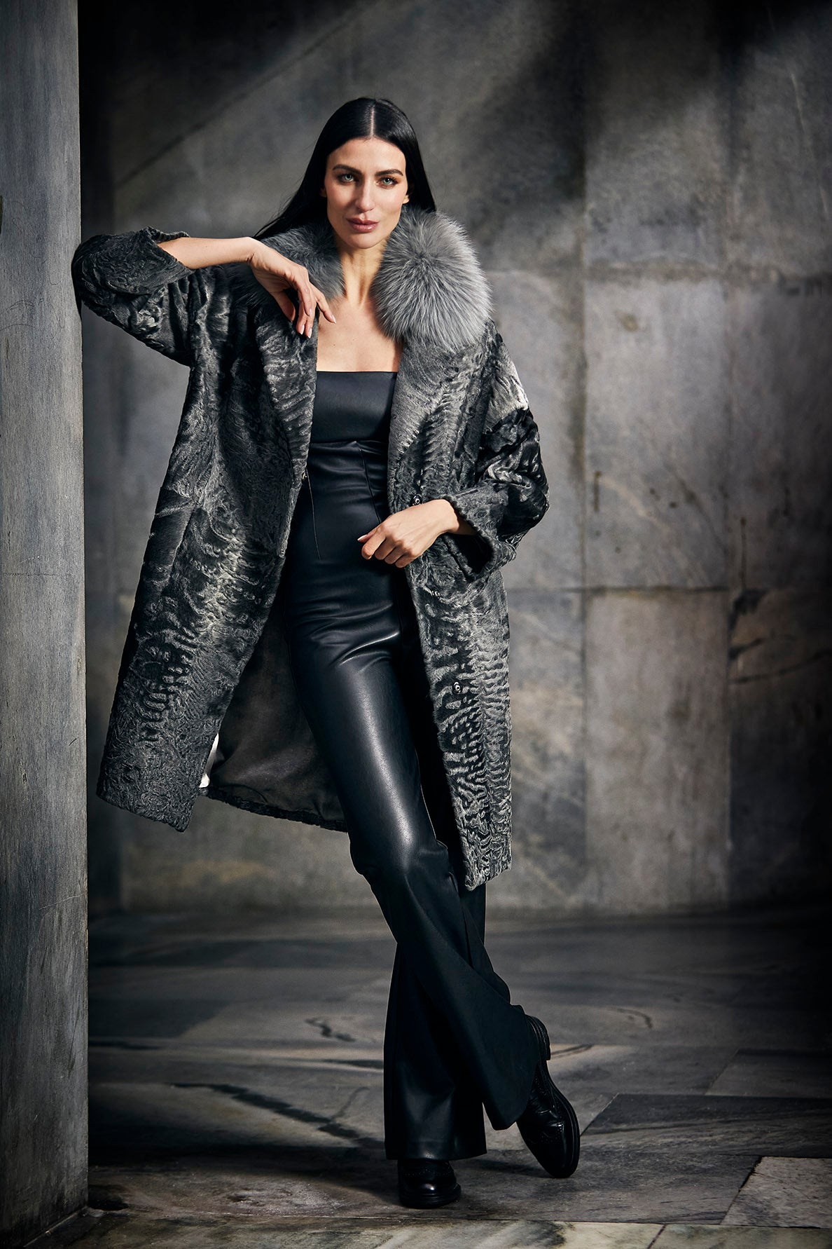 ASTRAKAN FUR COAT