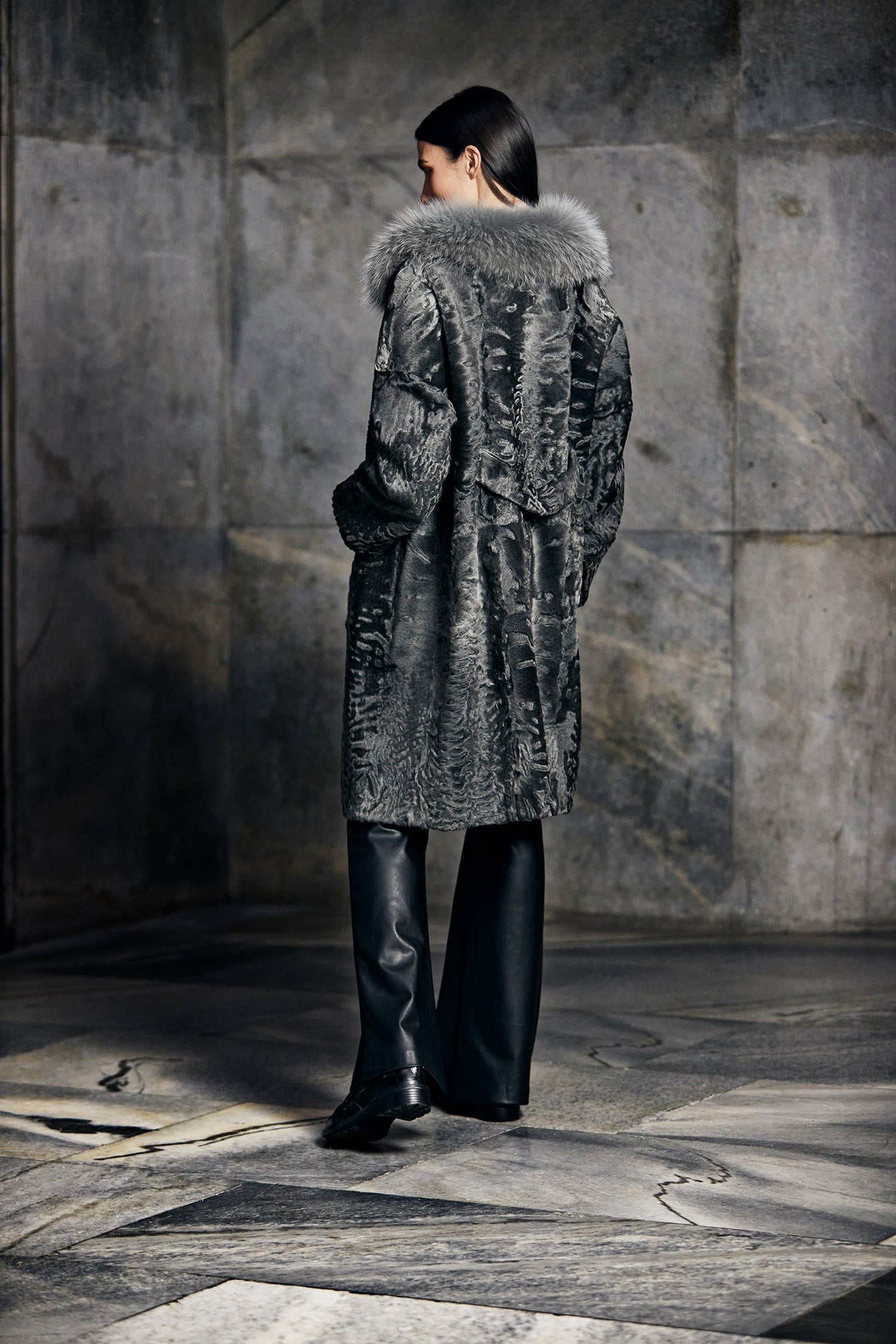 ASTRAKAN FUR COAT
