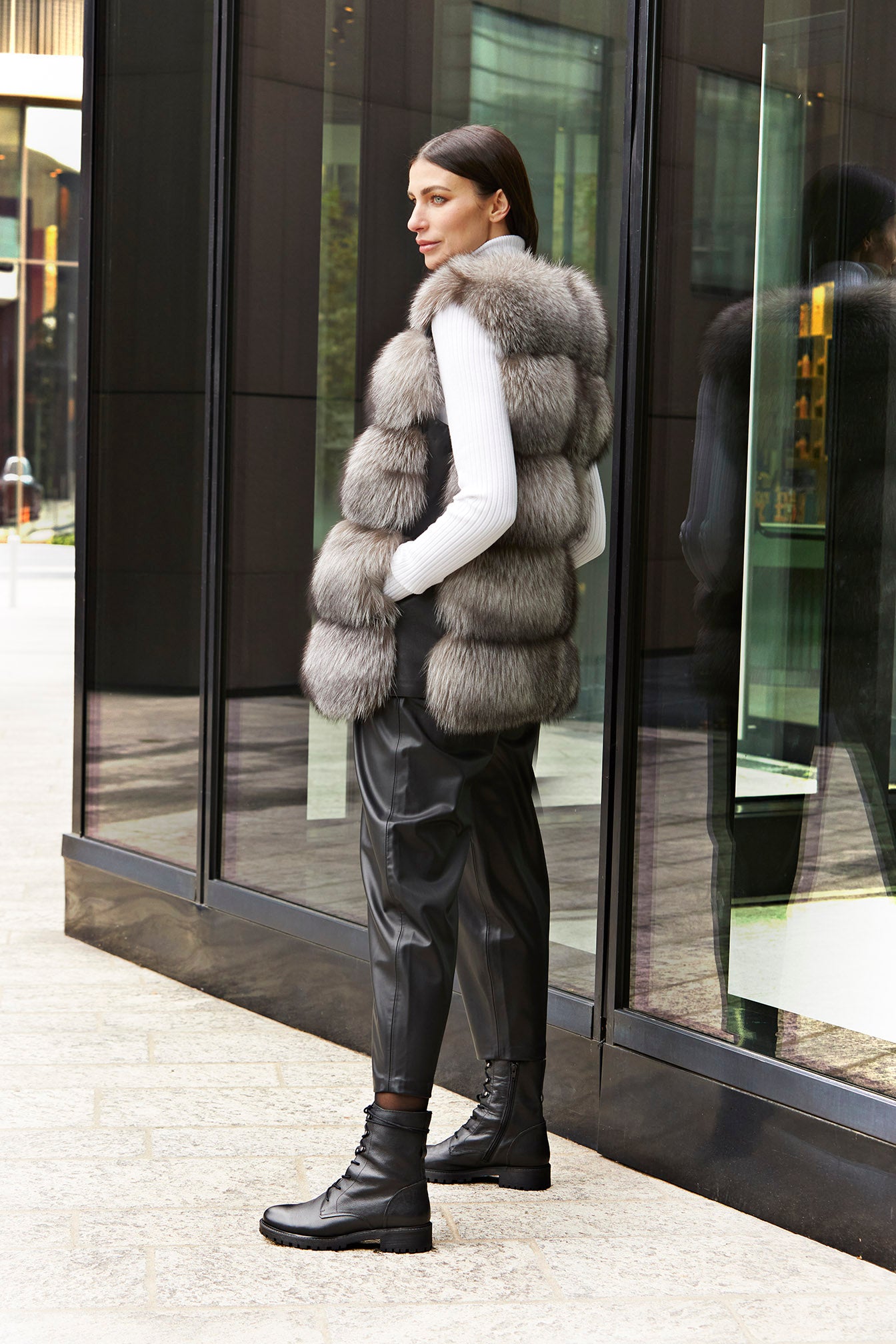 GILET IN VOLPE